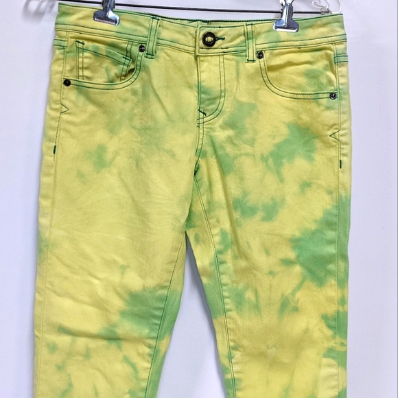 Bleach Dyed Volcom Sound Check Super Skinny Jeans, 29x32, New old stock - Picture 2 of 12